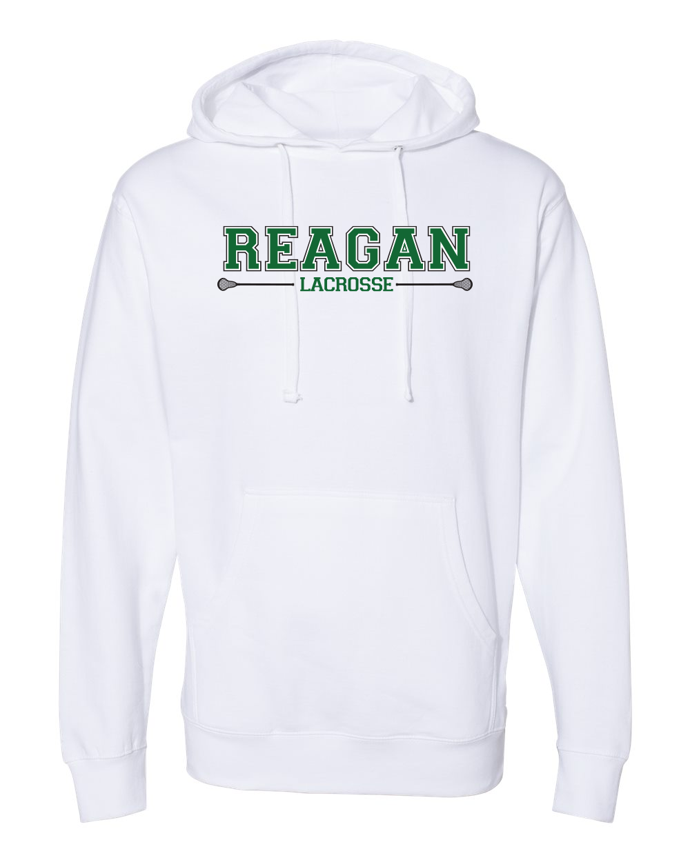 Hoodie with Sticks Logo - Adult