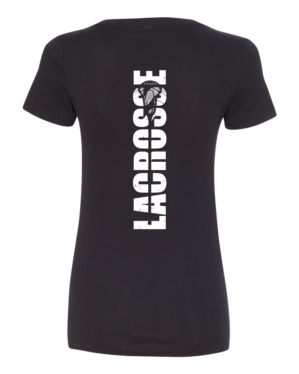 V Neck Spine Logo - Womens